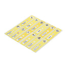 48pcs Kids Plastic Prepared Microscope Slides Of Animals Insects Plants Flo X9A1