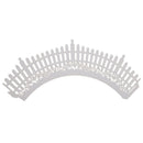 12 White Fences Pattern Cupcake Cake Wrappers Weddings, Christenings W1M5