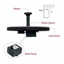 LED Lights Solar Powered Fountain Water Pump Night Bird Floating Garden S1L2