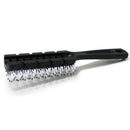 Fashion Men Hair Brush Ceramic Iron Round Comb Barber Dressing Salon Styling  JR