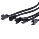 12in 5PCS 4 Pin PWM Connector Case Fan Extension Power Cable for Computer hv2n