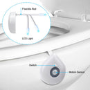 Toilet Night Light 8 Color LED Motion Sensor Activated Bathroom Bowl Seat