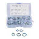40PCS 5-15mm Double Ear Stepless Hose Clamps , Stainless Steel Wire Tube Pipe