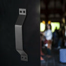 1X(Barn Door Handle Pull Handle Solid Carbon Steel Pull Handle Wooden Door