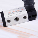 4H210-08 5 ways 2 position pneumatic mechincal hand lever valve M&O