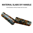 1pair DIY Handle Portable Professional Blanks Hand Grip Patch Slabs Anti Slip