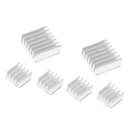 6Pcs Heat Sink 14*14*5mm/ 8*8*5mm Aluminum Heatsink Radiator Replacement