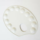 Oval Shape Metal Paint Palette for Artist Mixing Paints Tray Art Supplies
