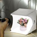 20x20cm 7W Photo Studio Lighting Kit Tent Box Top Opening with 6 Backdrop 40 LED