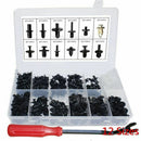 350pcs Car Body Push Pin Rivet Fastener Trim Moulding Clip+Screwdriver
