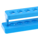 Plastic Laboratory Test Tube Rack 6 Holes Holder Support Burette Stand Shelf  BX