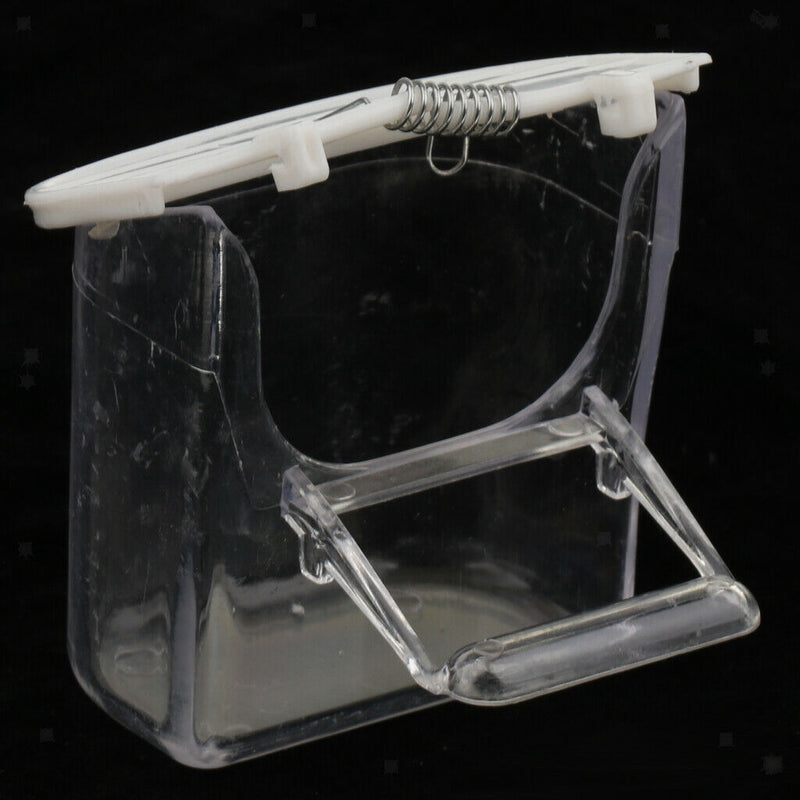 2pcs Starling Tiger Skin Peony Finch Small Birds Parrots Food Feeding Container