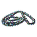 Rainbow Roundel Hematite Stone Loose Bead 6mm Strand HOT