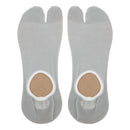2 Pairs Male Cotton Split 2 Toe Flip-Flops Socks  Tabi Socks Sports Anklets