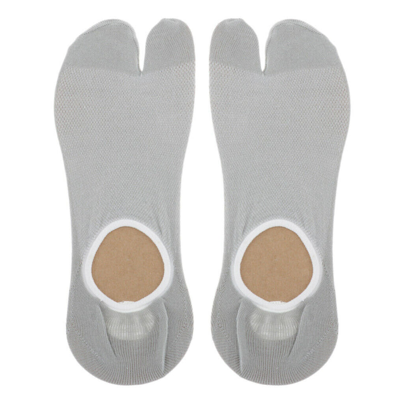 2 Pairs Male Cotton Split 2 Toe Flip-Flops Socks  Tabi Socks Sports Anklets