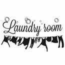 5X("Laundry Room" laundry room decoration carved wall stickers can remove  Z9T1)