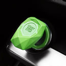Universal Aluminum Car Ignition Engine Start Stop Button Ring Trim (Green)