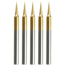 5pcs 15 Degree 0.1mm Tungsten steel PCB Engraving CNC Bit Router Tool Z1G8