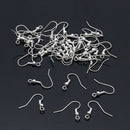 300pcs Alloy Earring Hooks Brackets Clamps O4L4