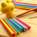 5pcs Colorful Magic Bendy Flexible Soft Pencil w/ Eraser Gift Kids Study Writing