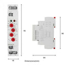 GRV8-04 M460 3-Phase Voltage Monitoring Relay Phase Sequence Phase Failure PZ7S7