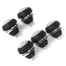 5Pcs White Momentary Push Button Horn Switch OFF (ON) for Dashboard Boat Car