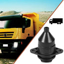 Universal 24V 7 Pin EU Round Socket Plug Connector Adapter for Trailer Auto