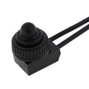 2PCS 12V Waterproof Push Button On-Off Switch With 4" Lead Wire Black ME