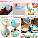 Pastry Nozzles/Converter Pastry Bag 82Pcs/Set Confectionery Nozzle Baking To Gw