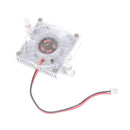 40mm Aluminum 2pin GPU VGAVideo Card Heatsink Cooler Cooling Fan HoleSize55mm %a