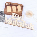 1PC EID Wooden Pendant EID MUBARAK Decor Pendants Ramadan Decor Islam DecorB Bj