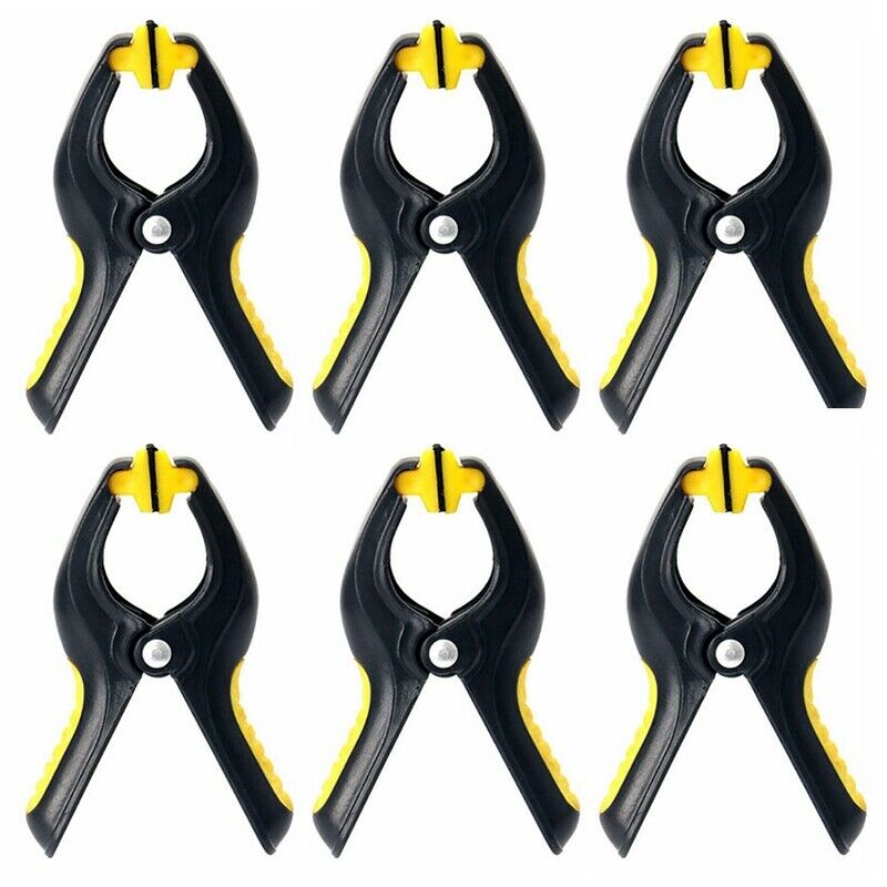 6Pcs 3.3Inch Plastic Clip Fixture Fastening Clamp For Mobile Phone Tablet G M9F3