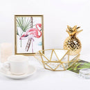 Nordic Style Brass + glass Geometry Storage Baskets Box Simplicity Style Ho