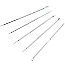 5PCS/1Set Blackhead Pimple Blemish Comedone Acne Extractor Remover Tool Kit LJ