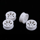 Durable Plastic Wheel Rims White for WLtoys K979/K989 Spare Parts, Pack of 4