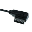 Black Interface AMI to USB Adapter Cable for Audi A3 A4/S4 TT R8 Q3 Q5 All Road