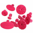 10Pcs Auto Tool Kit Plastic Glue Tabs Puller Tabs For Car Dent Paintless Re