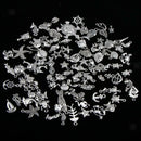 100pcs Mixed DIY Ocean Fish & Sea Creatures Charms Pendants Jewelry Making