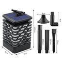 LED Flame Solar Powered Flickering Light Home Garden Hanging Lantern Lamp Path