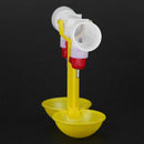 Double Outlet Drinking Hanging Chickens Cups Nipple Drinker Poultry Waterer