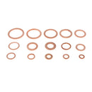 150 Pcs Copper Sealing Flat Washer Set Seal Kit Automotive Repairing