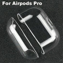 Clear Portable Carrying Silicone Case Full Body Protection Case for Airpods Pro