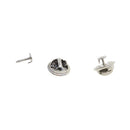50 Sets Badge Hat Pin Backs Metal Tacks Butterfly Clutch Back Pins Lapel Scatter