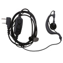1.5m Earpiece Mic Dual PTT Earphone Headset For  BF UV-82 82L UV-89
