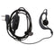 1.5m Earpiece Mic Dual PTT Earphone Headset For  BF UV-82 82L UV-89