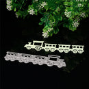 Train Cutting Dies Stencil DIY Scrapbooking Album Paper Card Embossing Cr Dxyc
