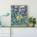 5D DIY Full Drill Diamond Painting Cross Stitch Embroidery Kit (Frog05)