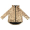Women Spring Autumn Hoodie Long Sleeve Sweatshirt Golden PVC Raincoat Zippe P6Y6