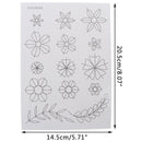Flower Pattern Quilling Paper Template Mould Tools DIY Scrapbooking Papercrafts