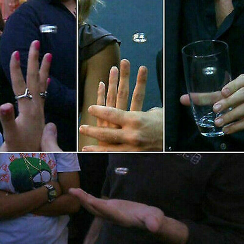 Magic Ring Tricks Play Ball Floating Effect Invisible Props-Free Magic Ship C0S2